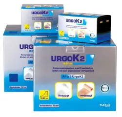 Urgo K2 compressiesysteem Urgo K2 compressiesysteem (1 x KTech & 1 x KPress) / enkelomtrek 18 - 25 cm | 12 cm | 24 Stück